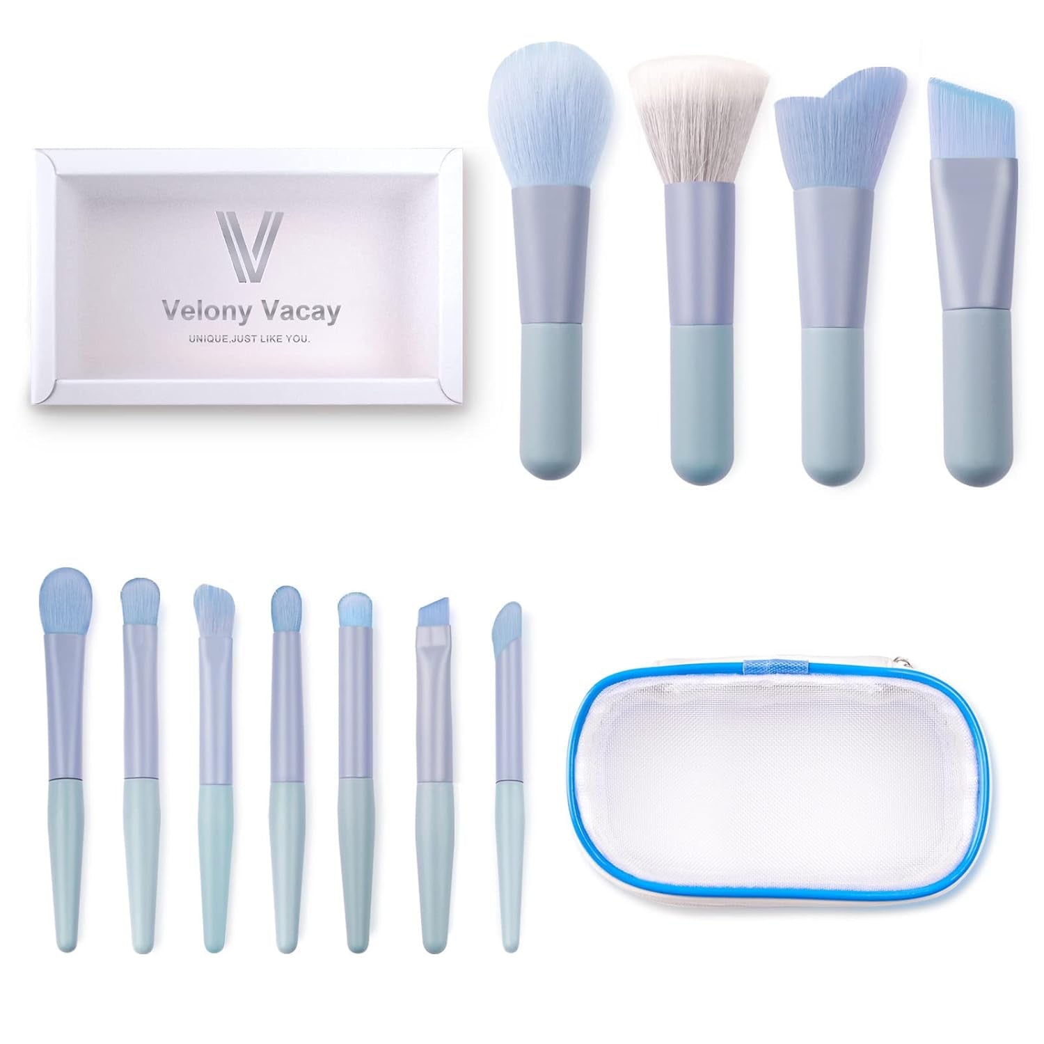 Travel Makeup Brushes Set