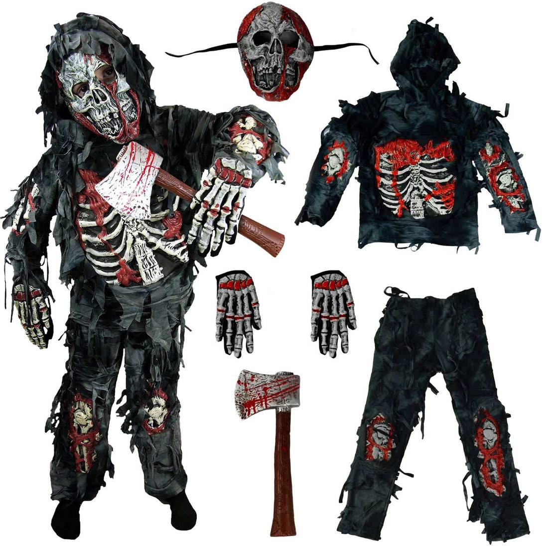 Scary Halloween Zombie Costume