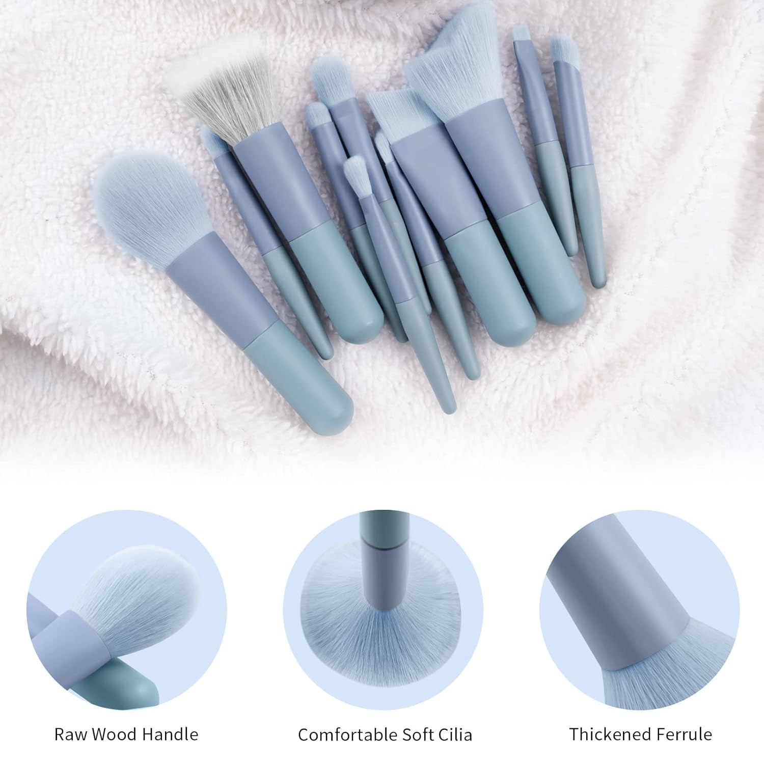 Travel Makeup Brushes Set