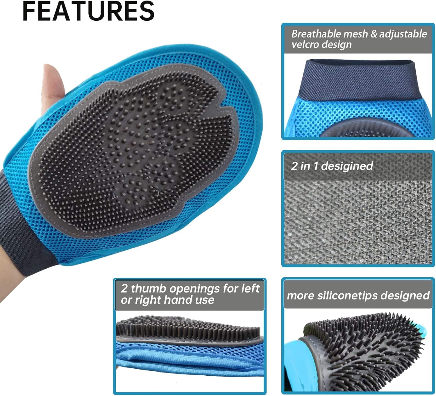 Pet Grooming Glove