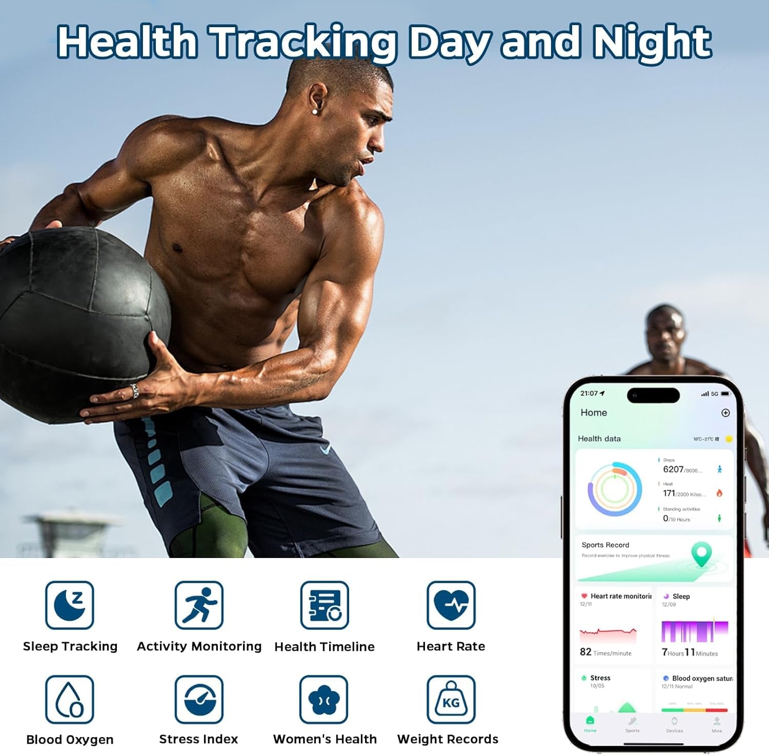 Smart Health & Fitness Ring