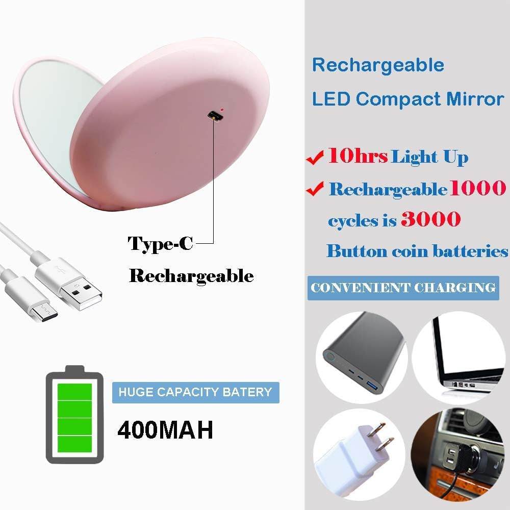 LED Compact Mirror