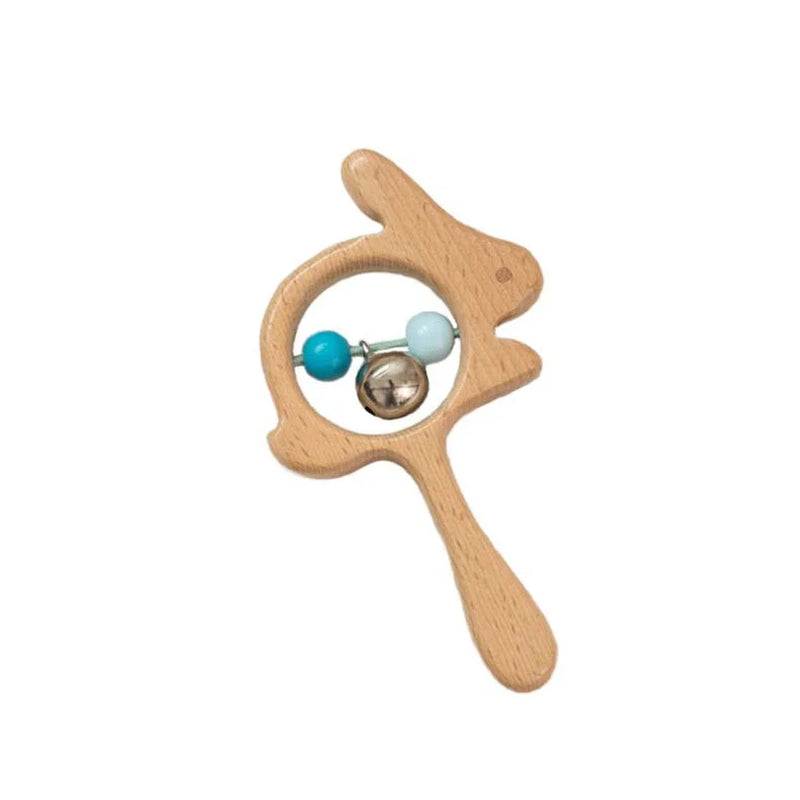 Montessori Wooden Rattle Toy Set