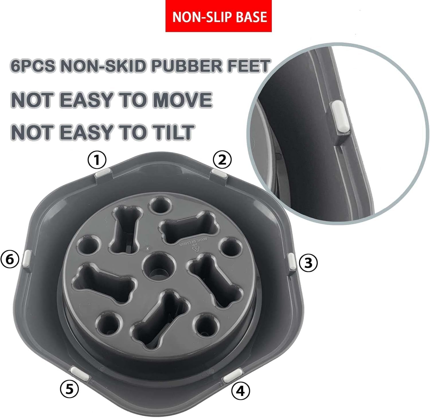 Slow Feeder Dog Bowl