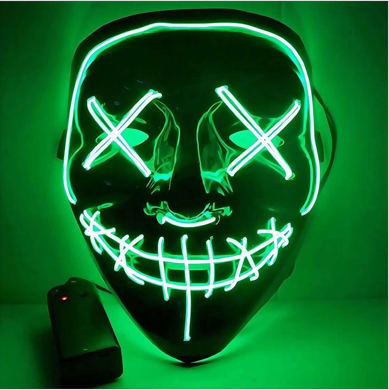 Creepy LED Halloween Mask