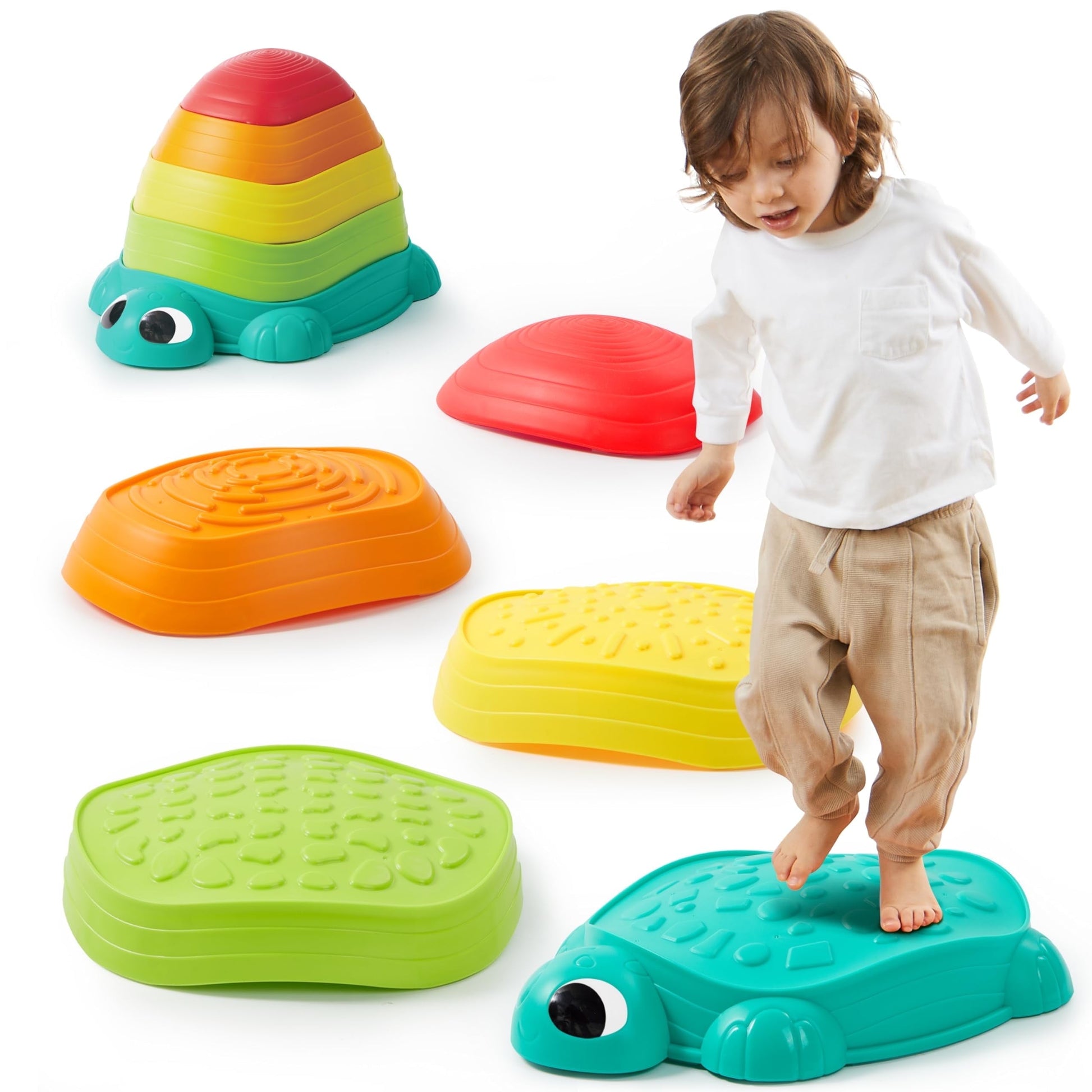 5 Pack Turtle Balance Stepping Stones