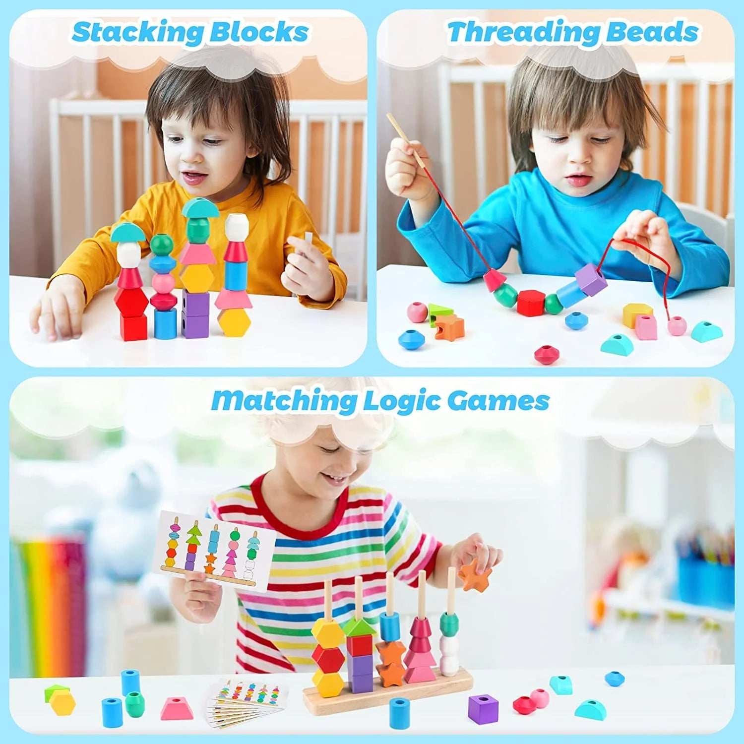 Wooden Beads Sequencing
