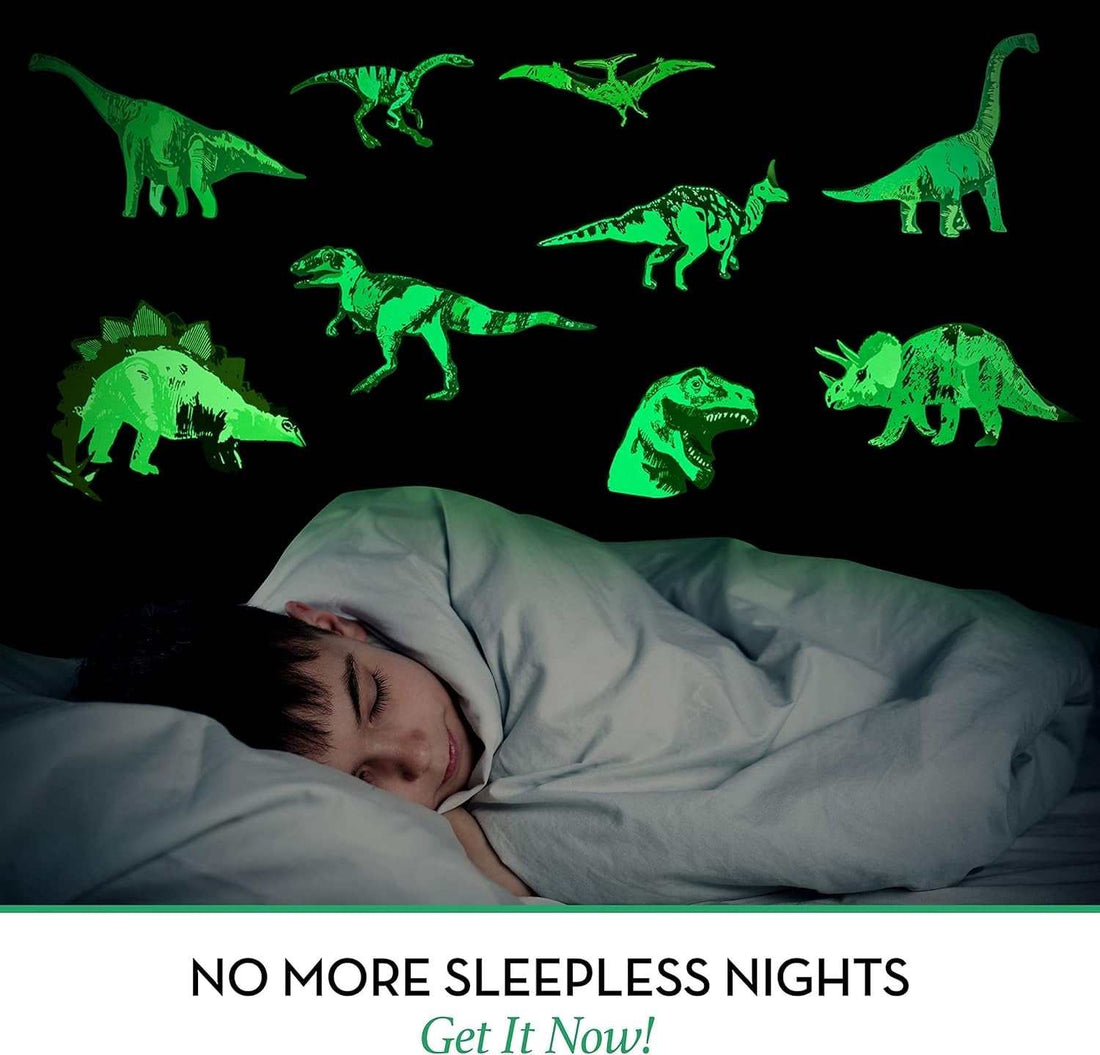 Glow in the Dark Dinosaur Wall Decals