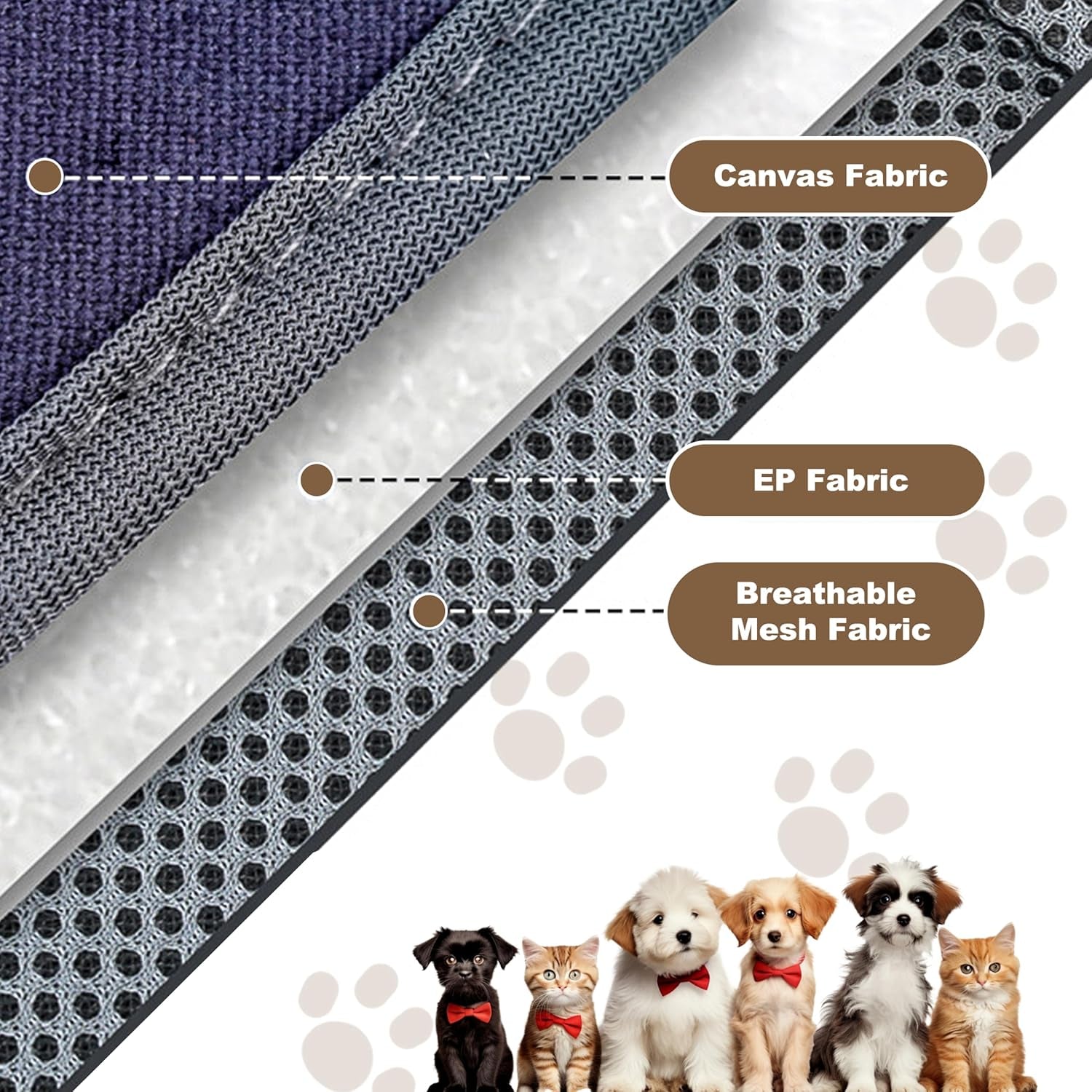 Transversal Dog Backpack