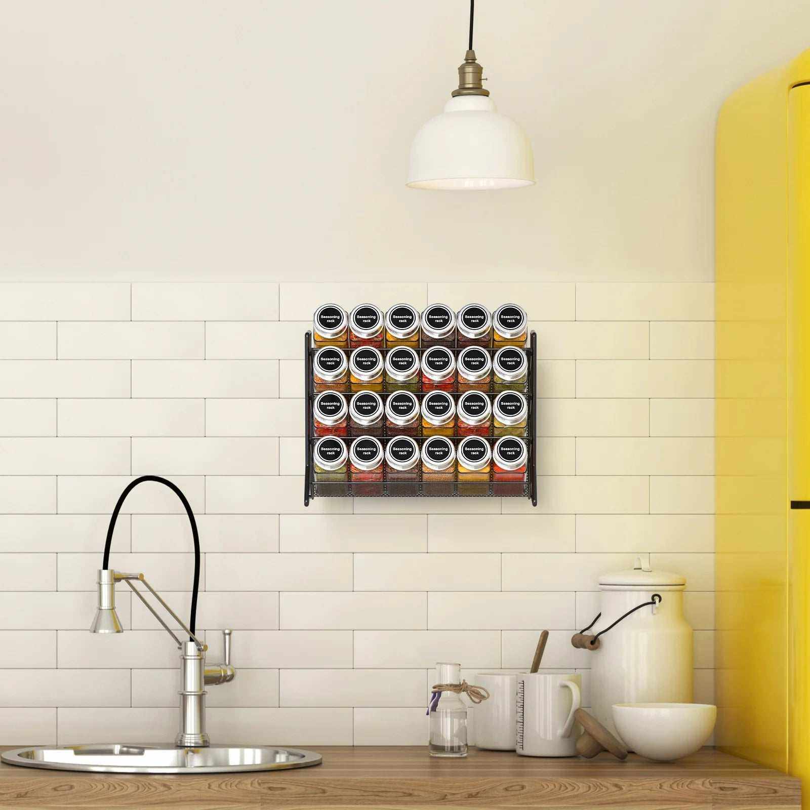 Metal Spice Organizer Rack