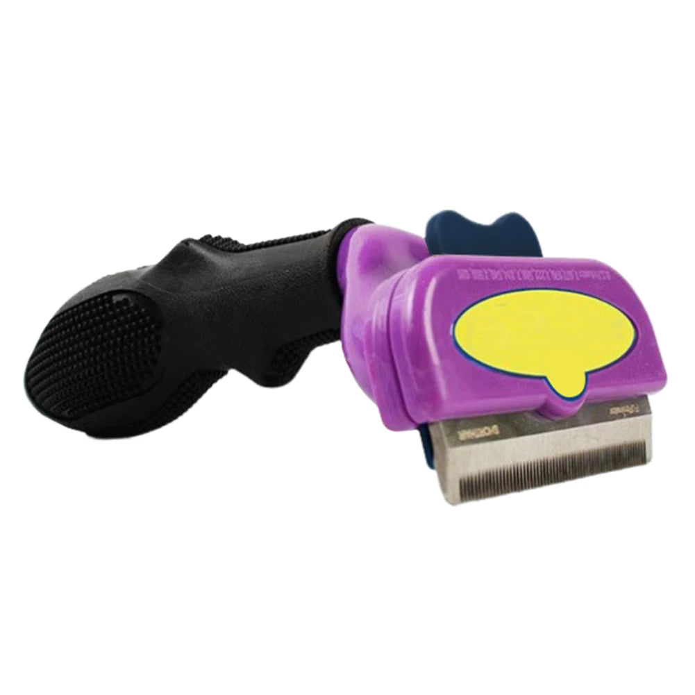 Deshedding Brush Removes Loose Hair and Tangles Self Cleaning Slicker Brush Deshedding Tool for Long Short Haired Dogs Cats