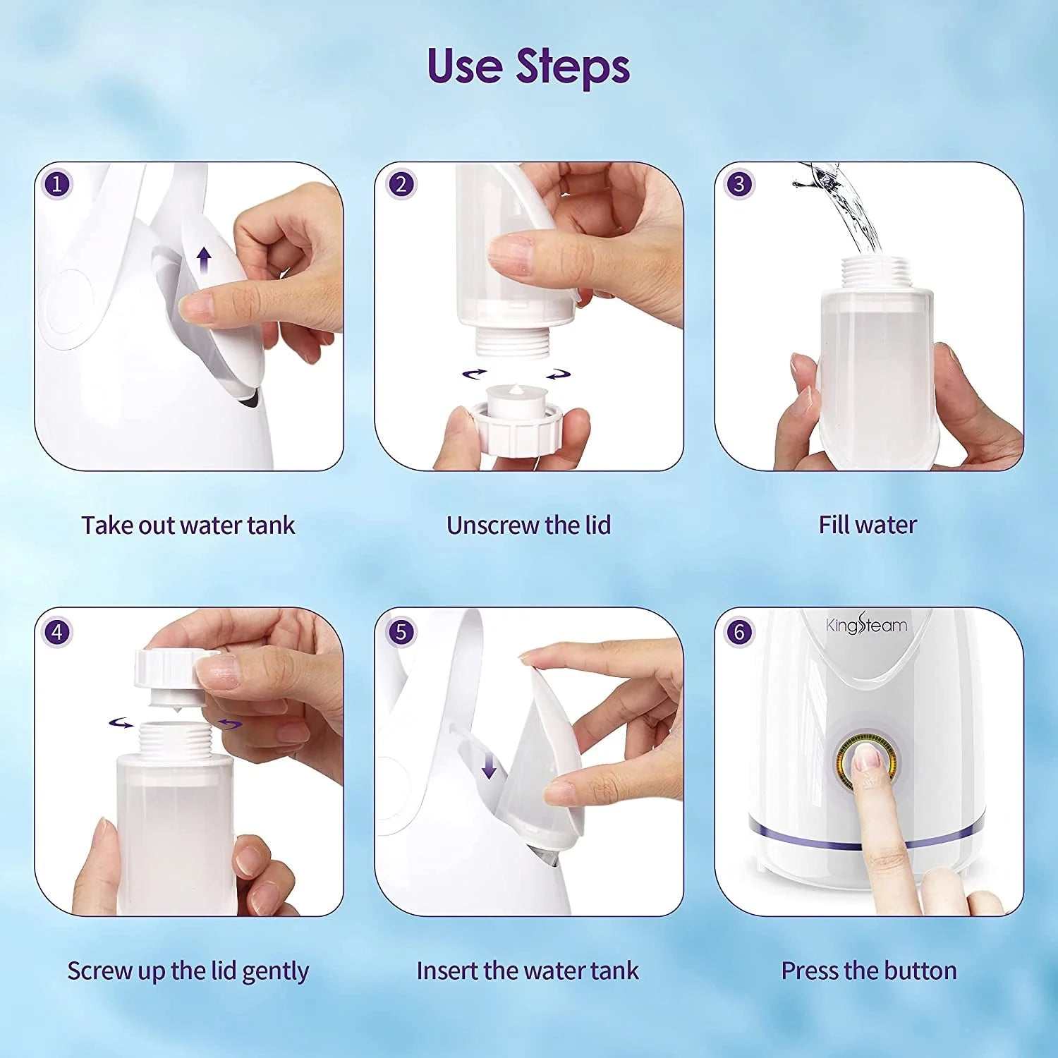 Nano Ionic Facial Steamer