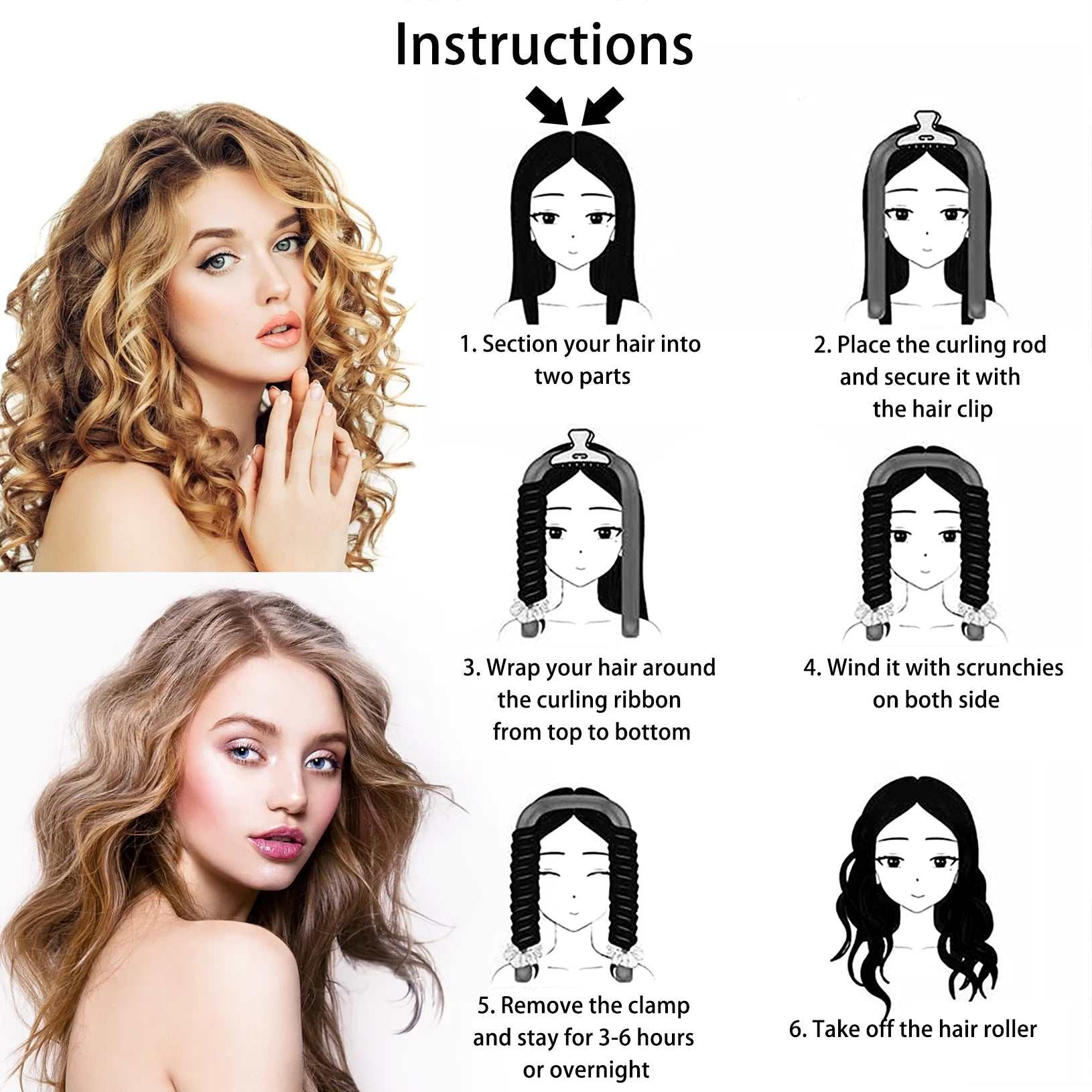 Heatless Curling Set