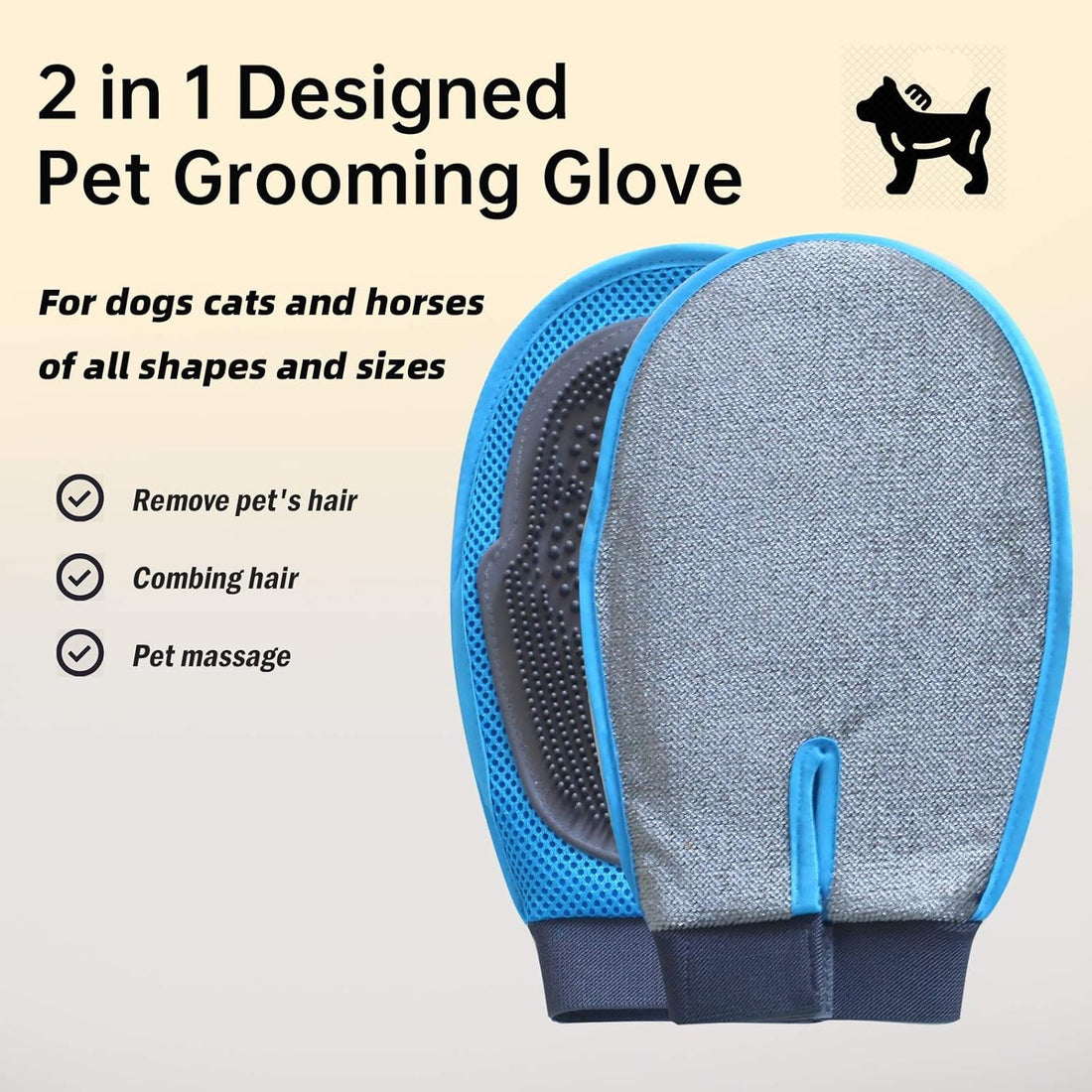 Pet Grooming Glove