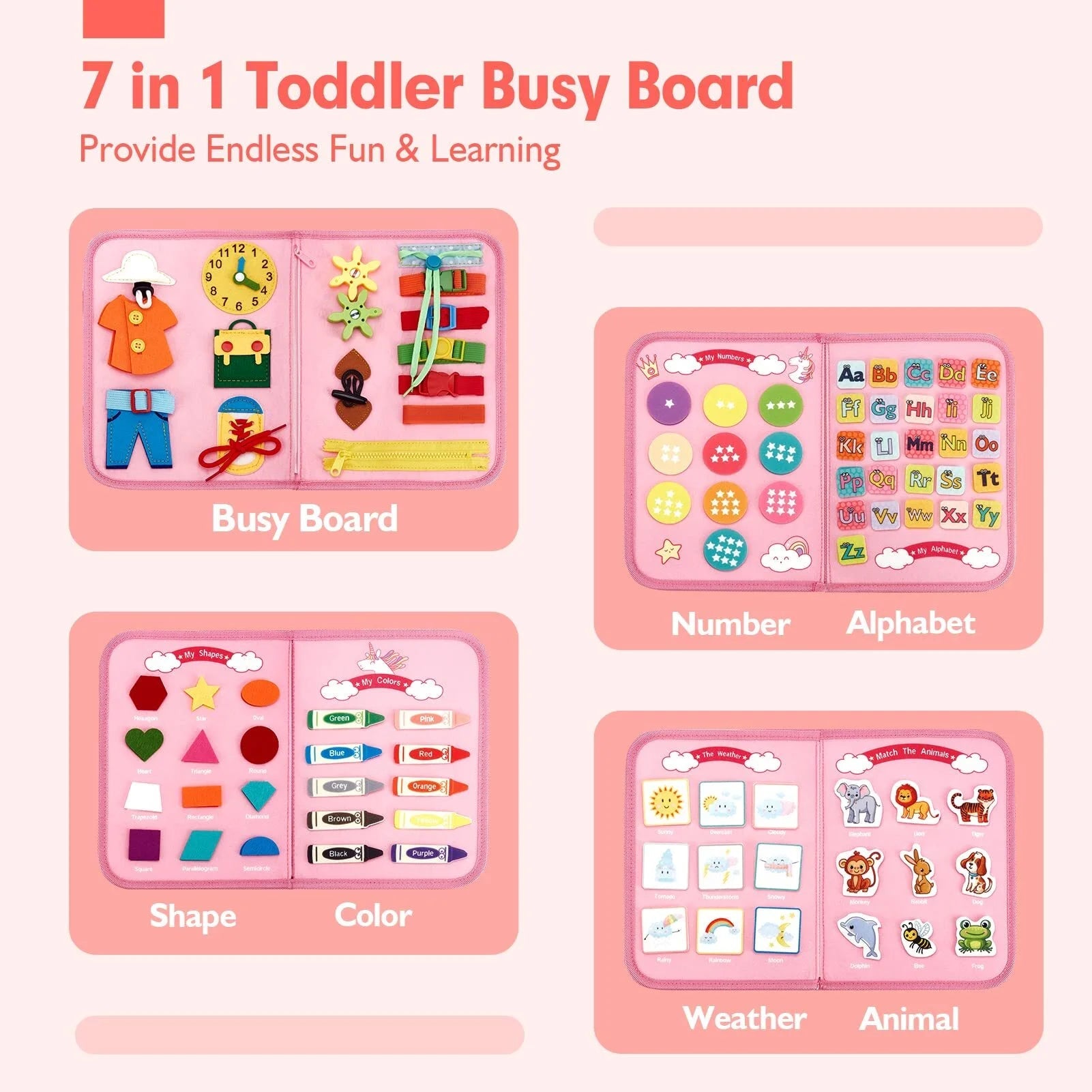 Montessori busy board