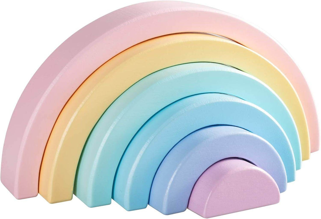 Wooden Rainbow Small Stacker