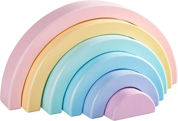 Wooden Rainbow Small Stacker