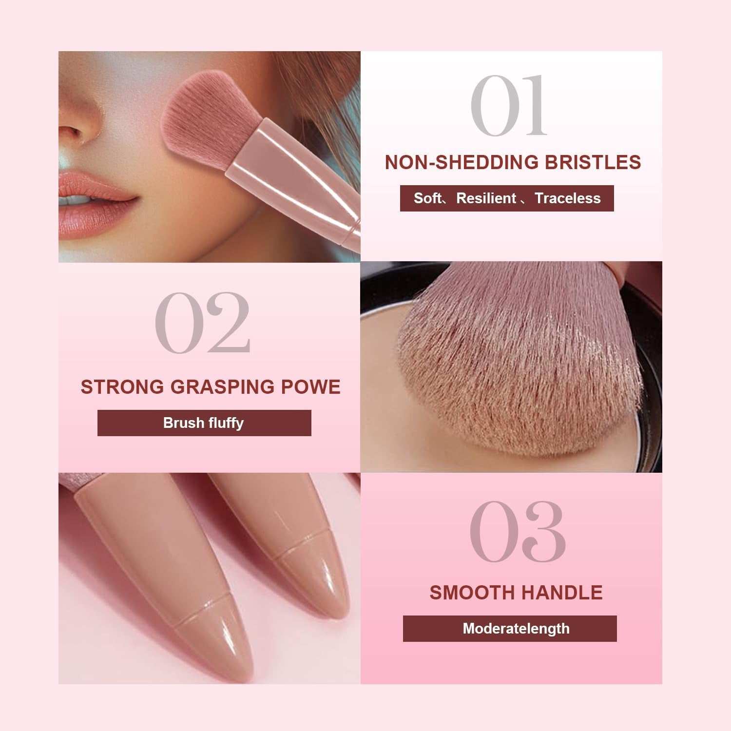 Travel Makeup Brush Set