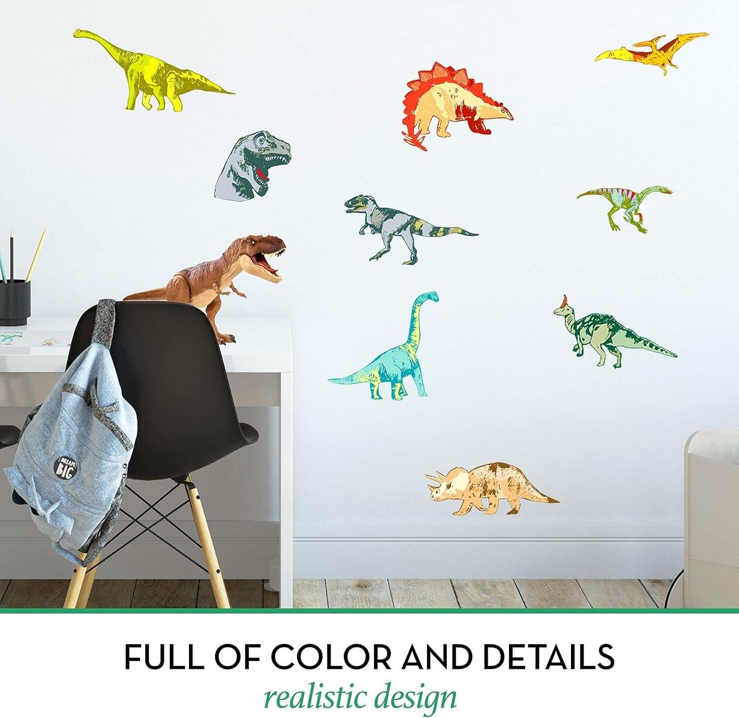 Glow in the Dark Dinosaur Wall Decals