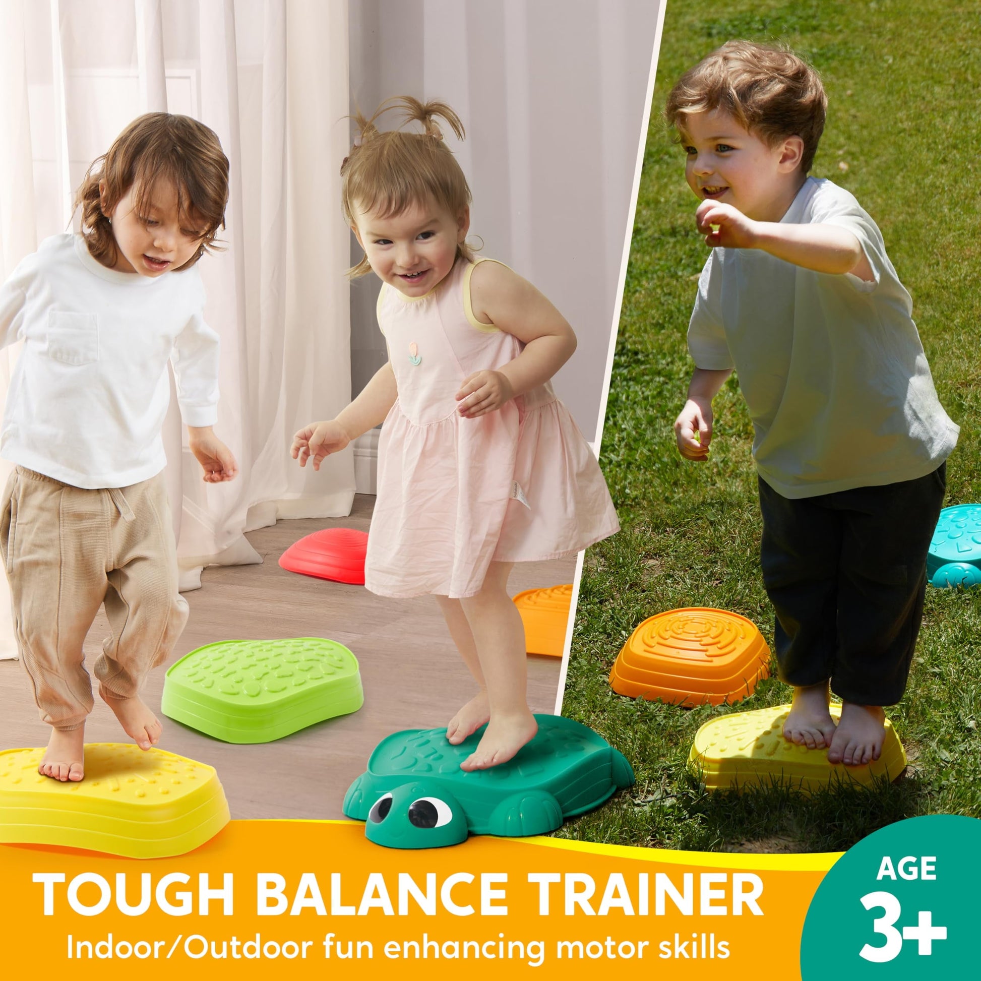 5 Pack Turtle Balance Stepping Stones
