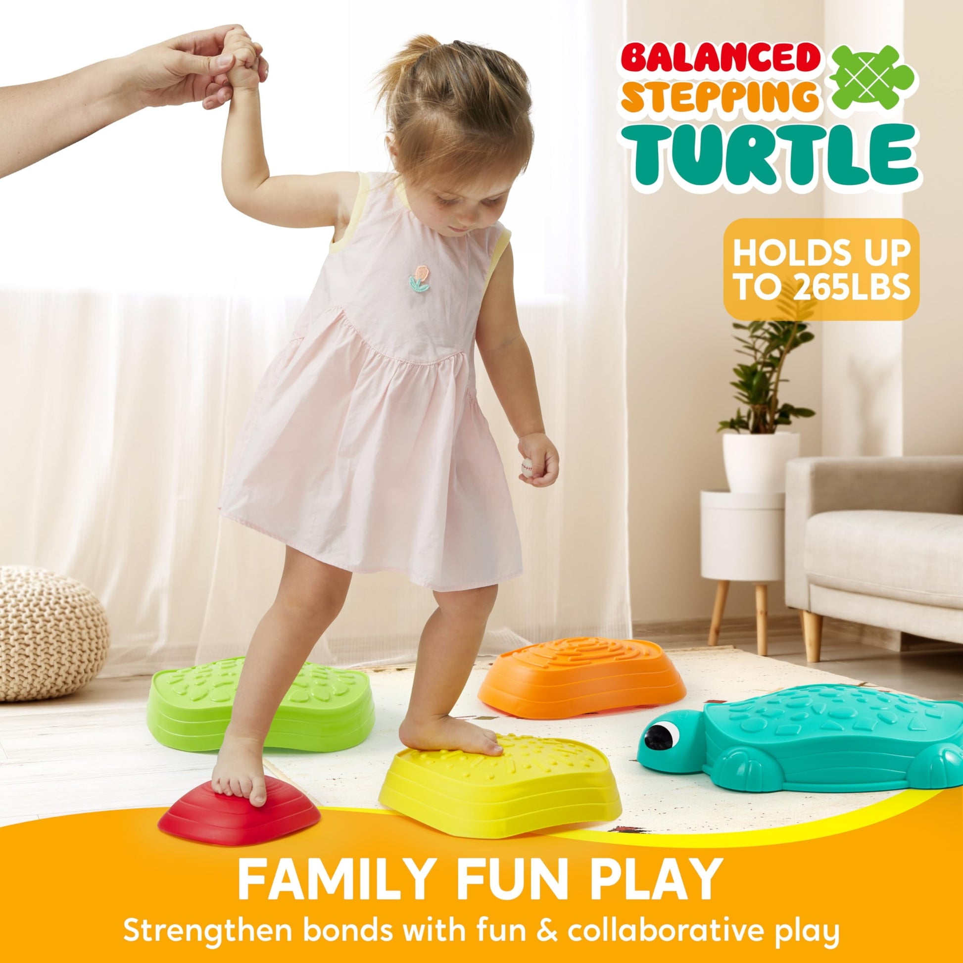 5 Pack Turtle Balance Stepping Stones