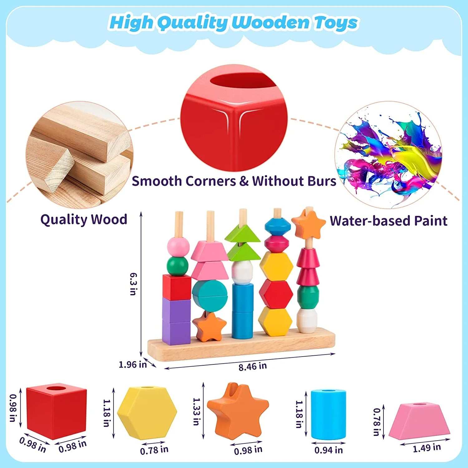 Wooden Beads Sequencing