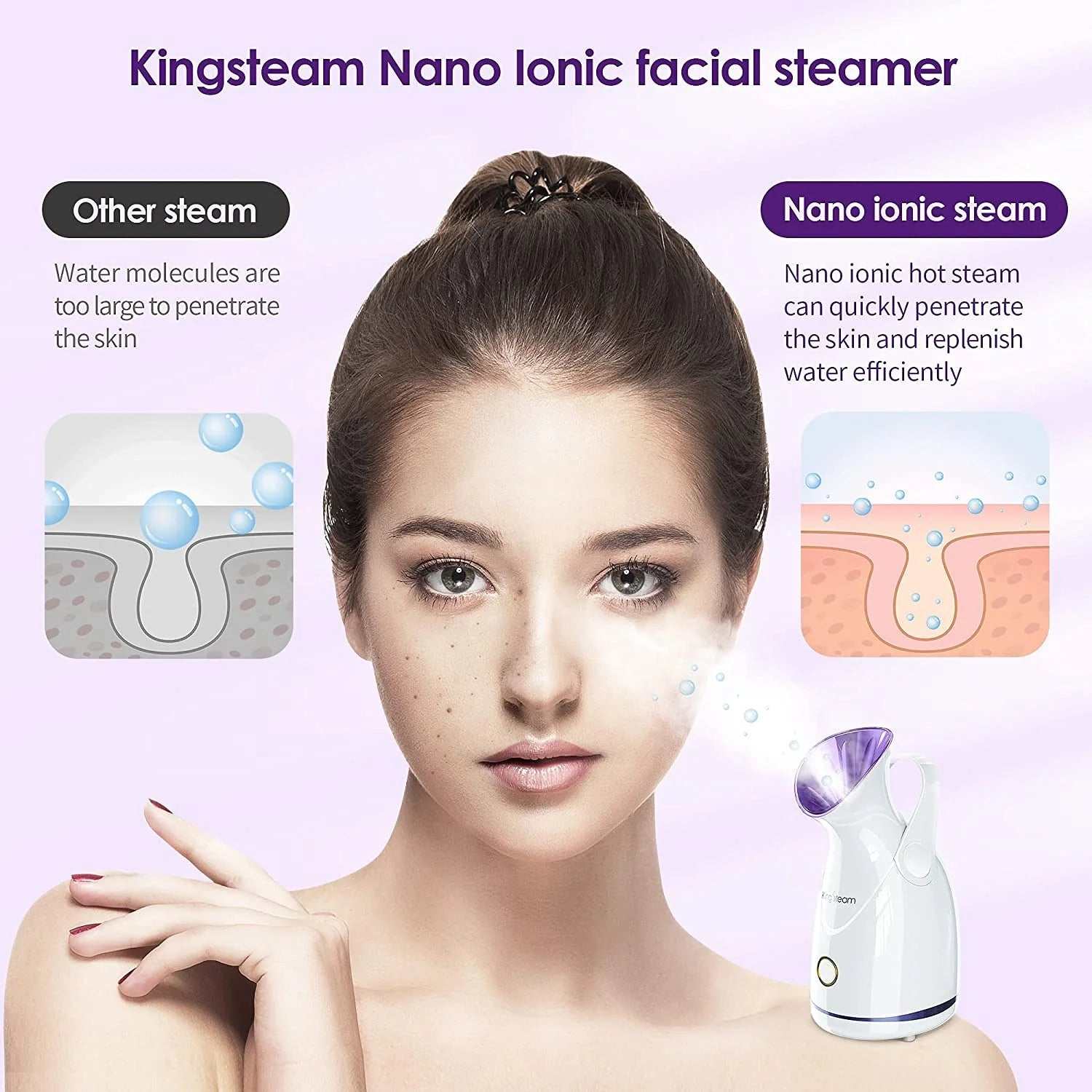 Nano Ionic Facial Steamer