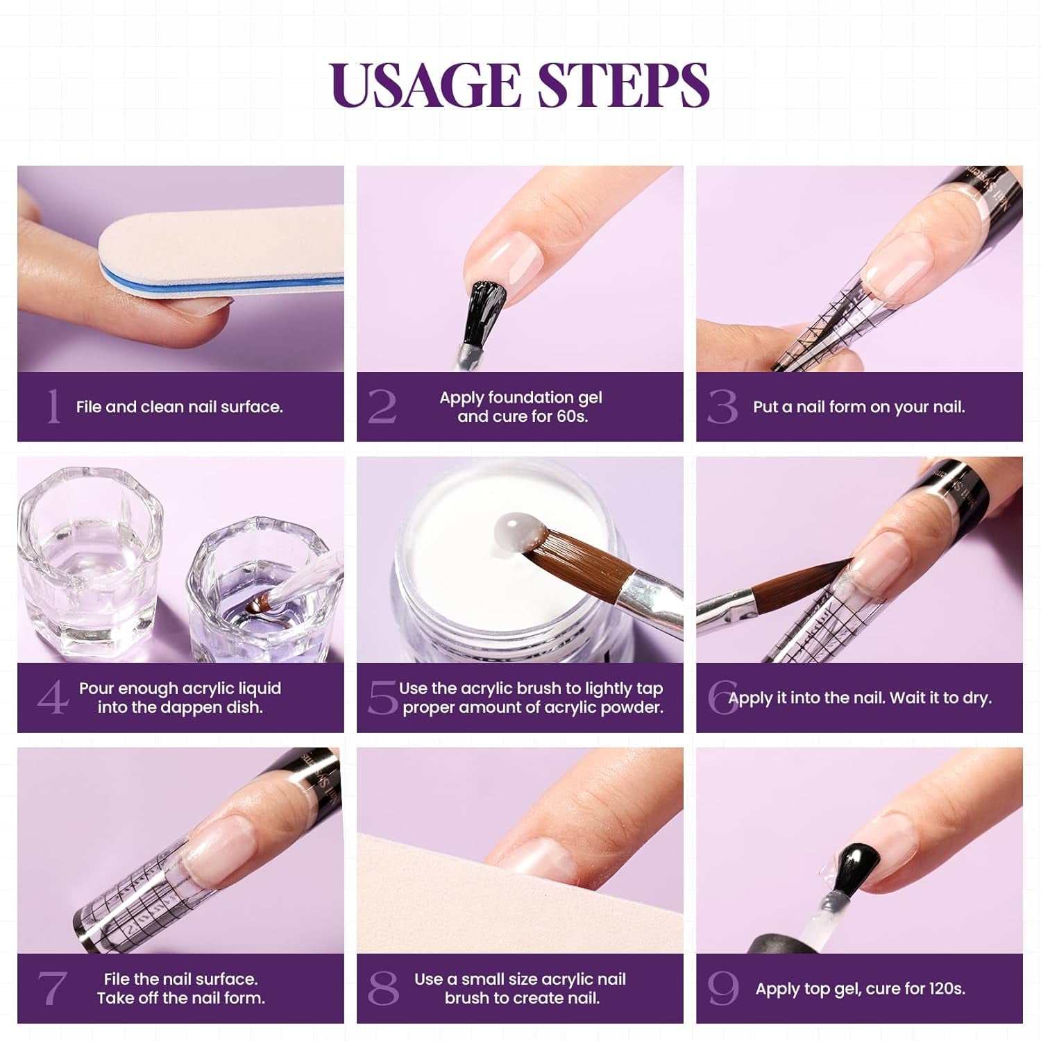 Professional Acrylic Nail Kit