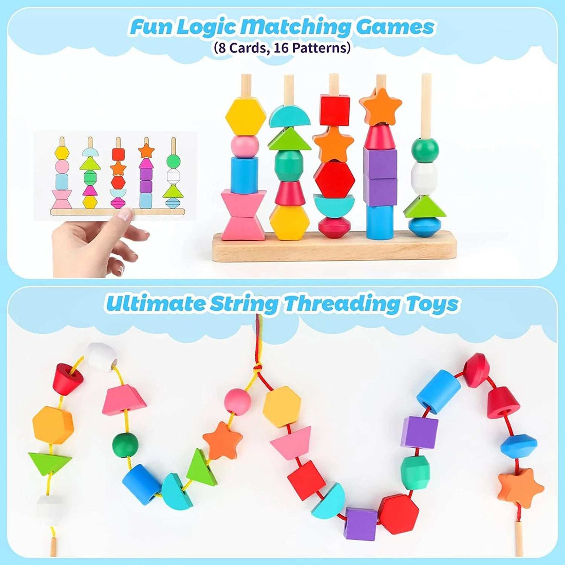 Wooden Beads Sequencing
