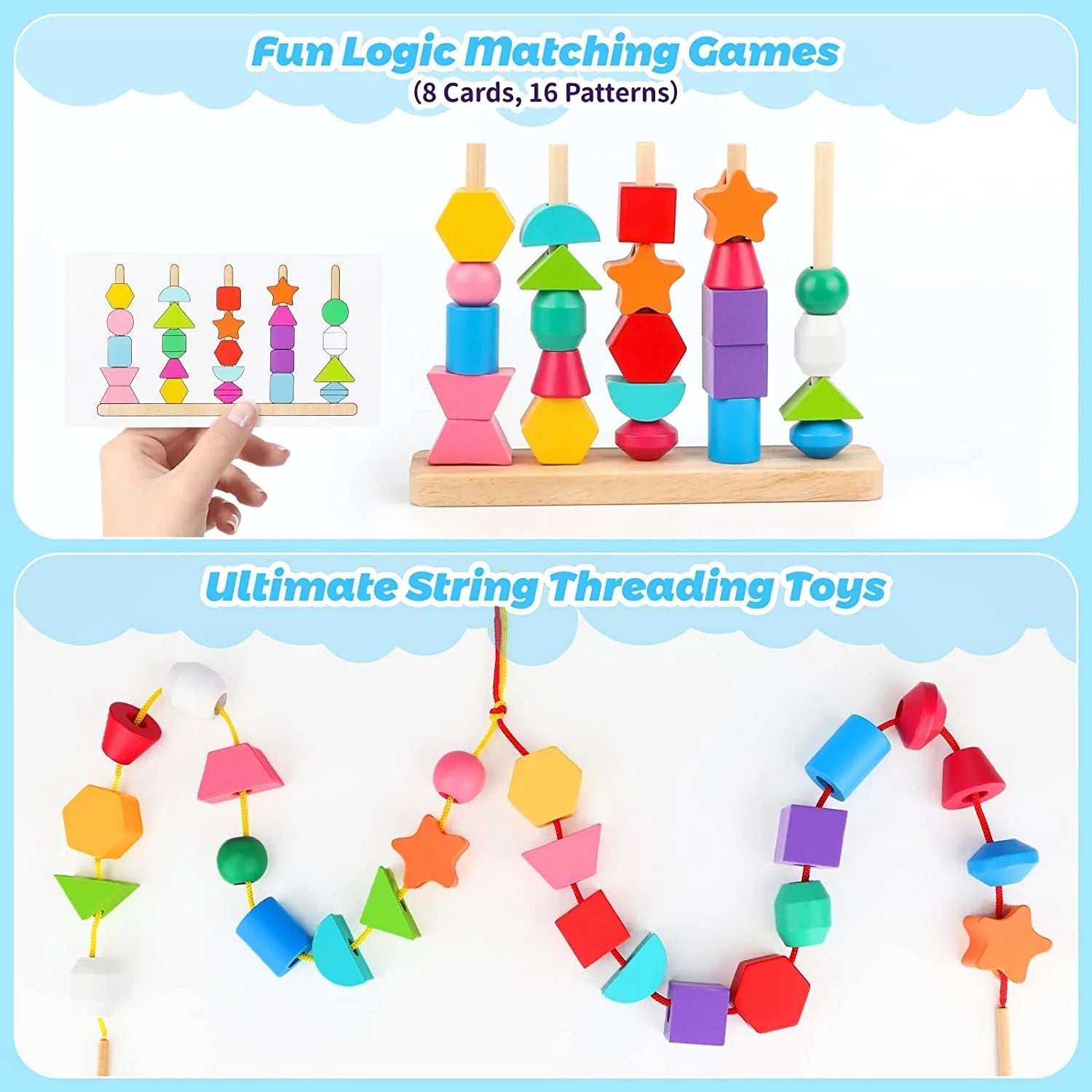 Wooden Beads Sequencing