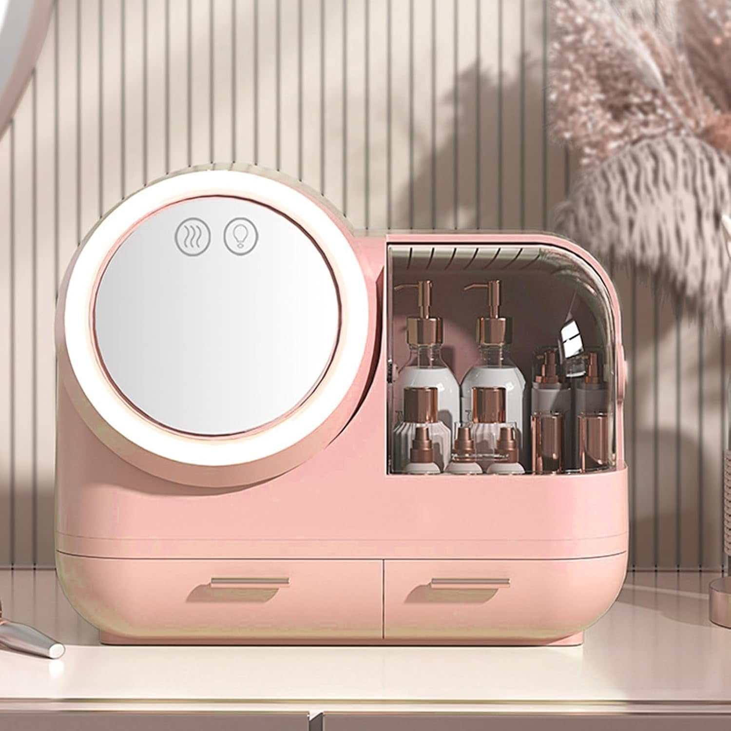 Mirror Fan Makeup Case