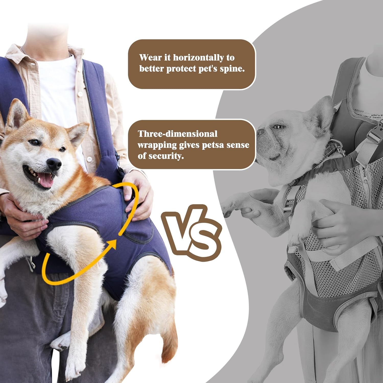 Transversal Dog Backpack