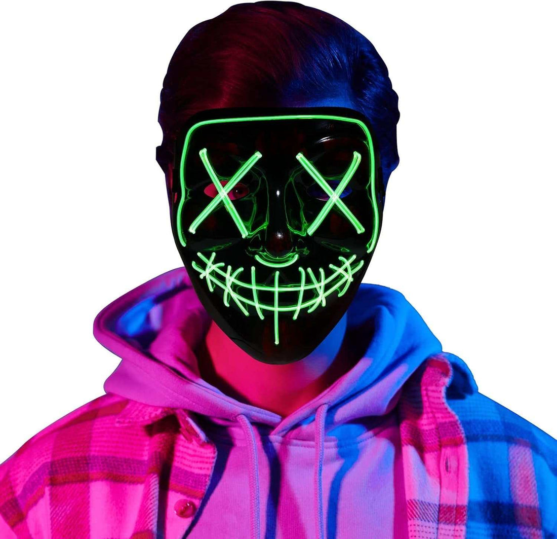 Creepy LED Halloween Mask