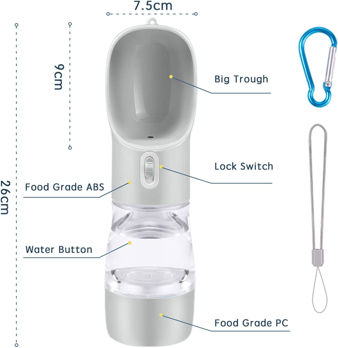 Portable Dog Water Bottle