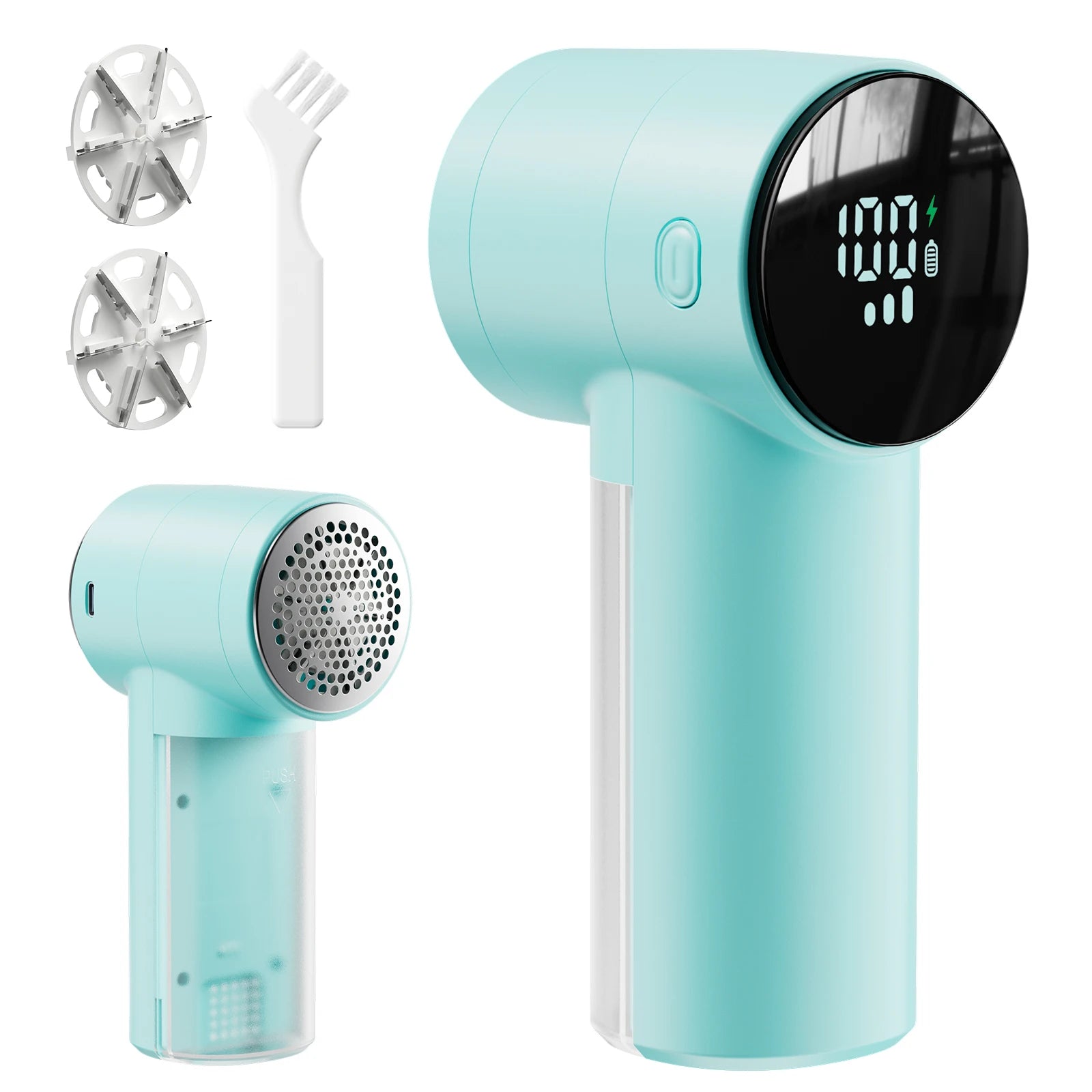 Coldsky Fabric Shaver Lint Remover 3 Speeds Rechargeable Electric Portable Sweater to Remove Pilling for Clothes Couch Blanket