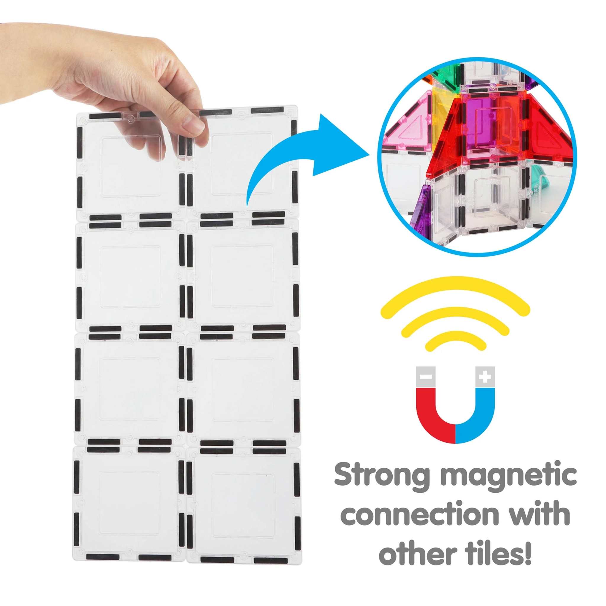 PICASSO-TILES Magnetic Building Tiles
