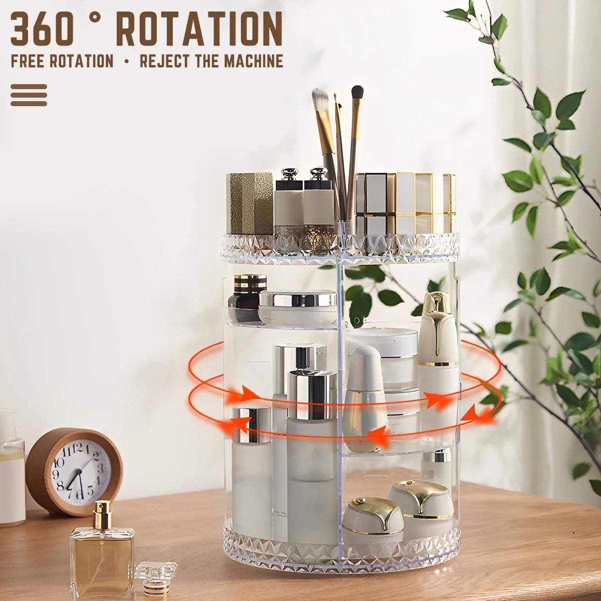Rotating Makeup Organizer