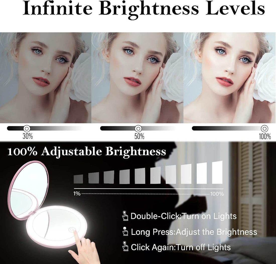 LED Compact Mirror