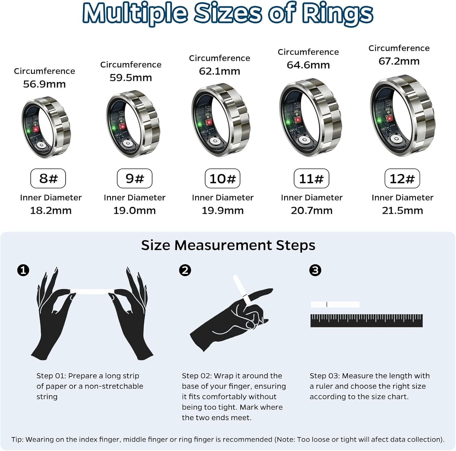 Smart Health & Fitness Ring
