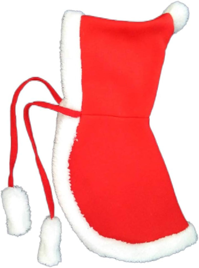 Dog Clothes for Christmas Cat Xmas Holiday Costume Red Christmas Cape Hooded Cloak Winter Outwear Small